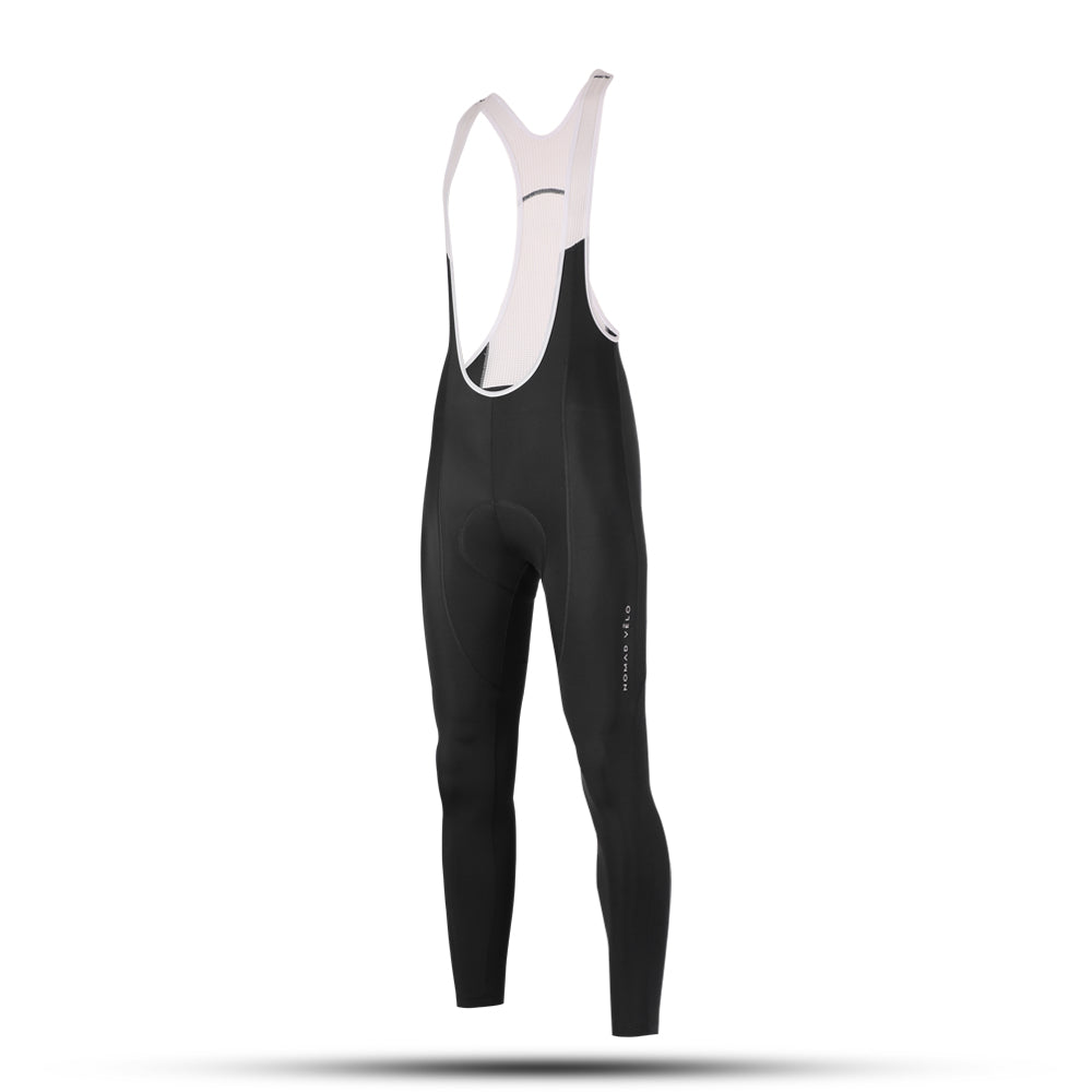 Black cycling bib tights