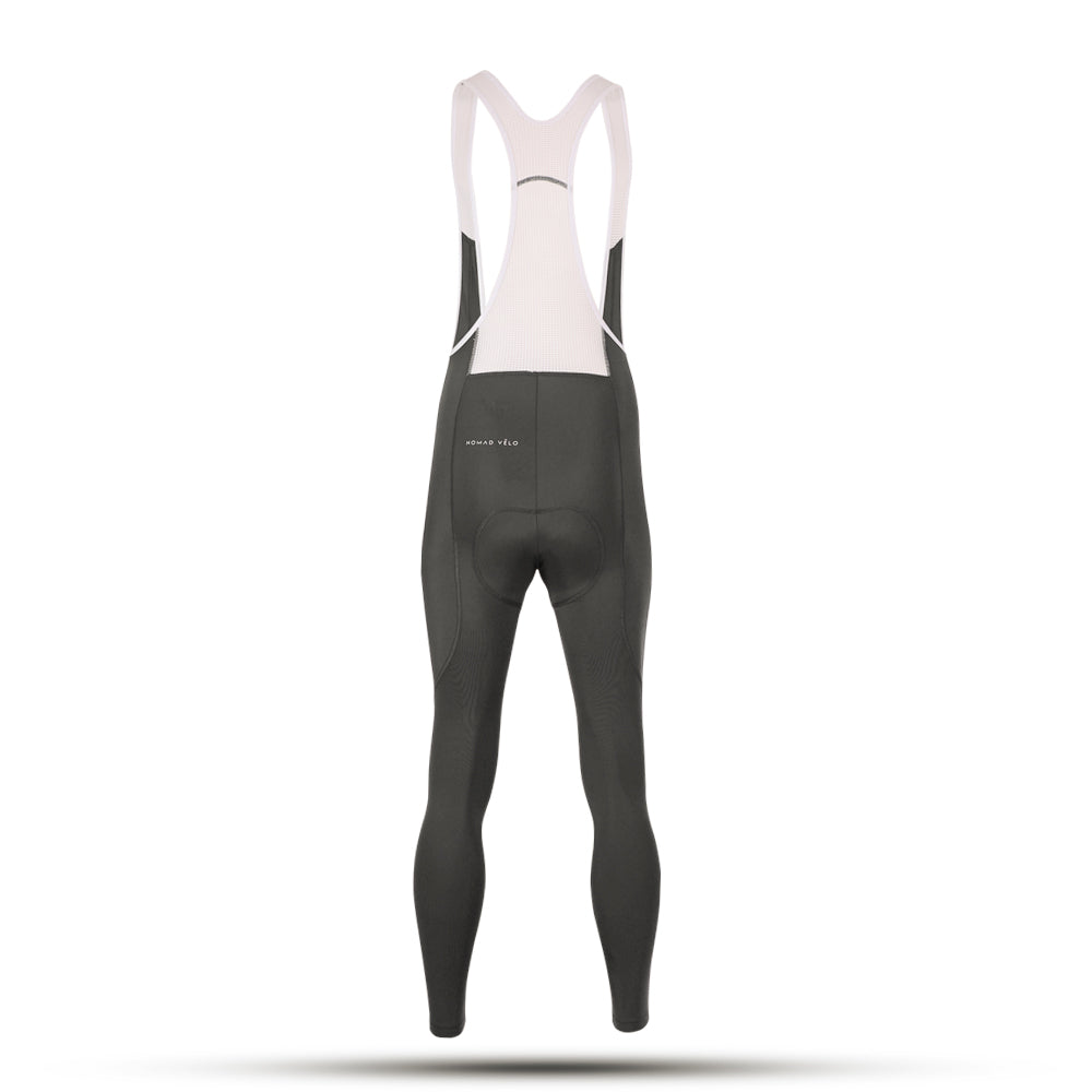 Grey cycling bib tights