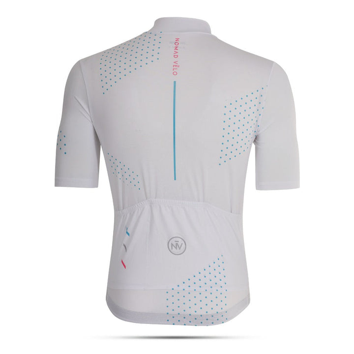 White Performance Bike Jersey for Road and Race Days – White League Jersey