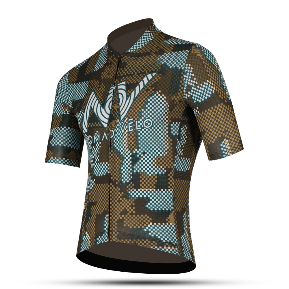 Khaki Pro Cycling Jersey for Fast Rides - Techwave Aero Jersey