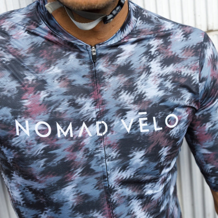 Optical Print Road Cycling Jersey for Impact – Distorsion Jersey