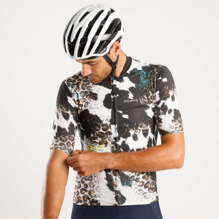 Bold Animal Pattern Jersey with Aero Road Fit – Animal Print Jersey