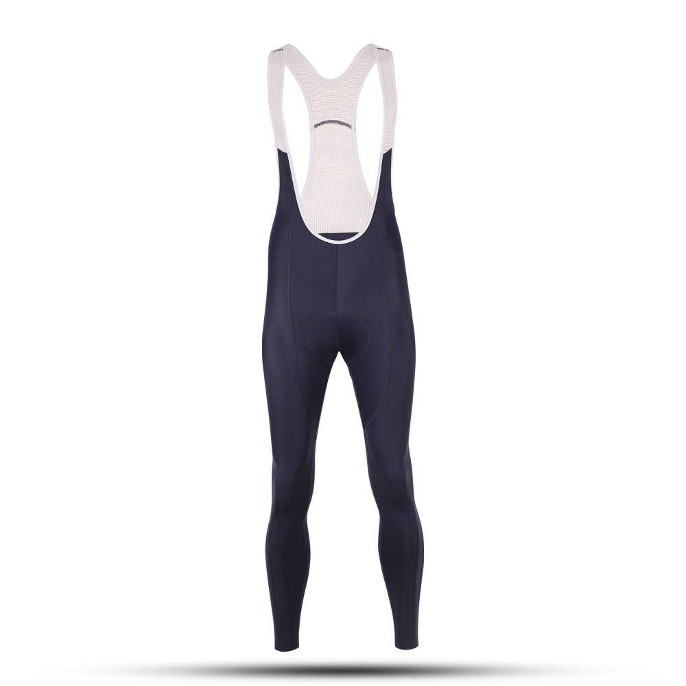 Blue cycling bib tights