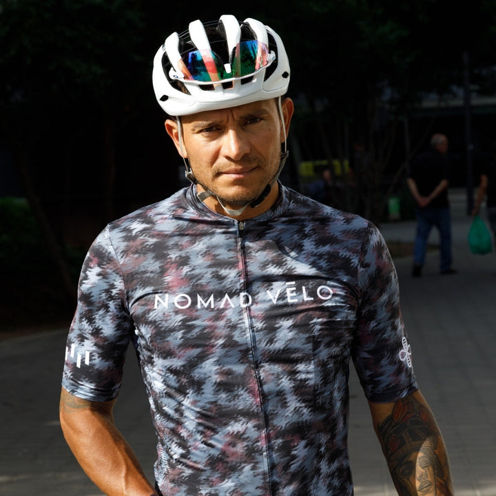 Optical Print Road Cycling Jersey for Impact – Distorsion Jersey