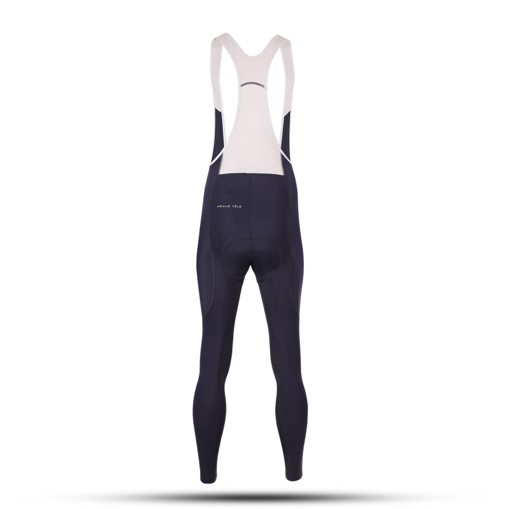 Blue cycling bib tights